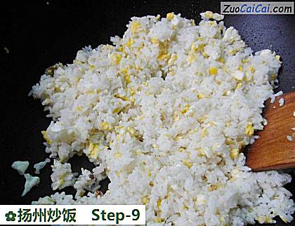扬州炒饭做法第九步骤