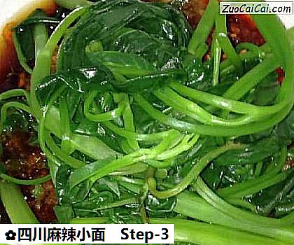 四川麻辣小面做法第三步骤