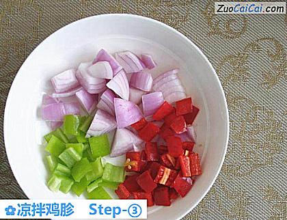 凉拌鸡胗做法第三步骤