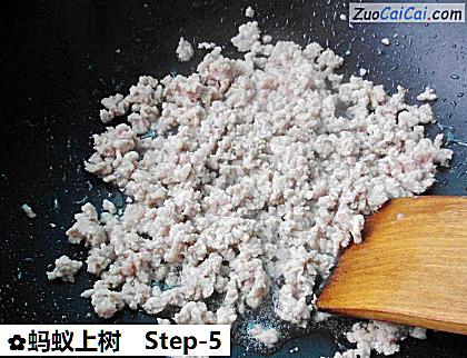 蚂蚁上树做法第五步骤