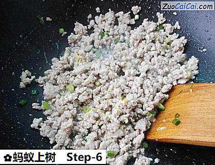 蚂蚁上树做法第六步骤