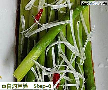 白灼芦笋做法第六步骤