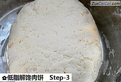 低脂解馋肉饼做法第三步骤