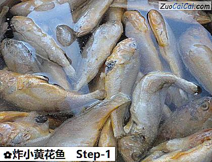 炸小黄花鱼做法第一步骤