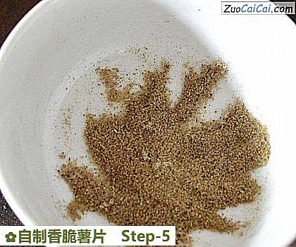 自制香脆薯片做法第五步骤