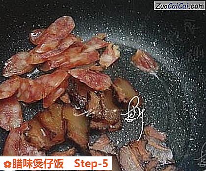 腊味煲仔饭做法第五步骤