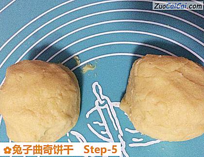 兔子曲奇饼干做法第五步骤