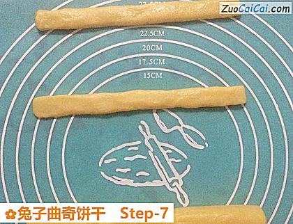 兔子曲奇饼干做法第七步骤