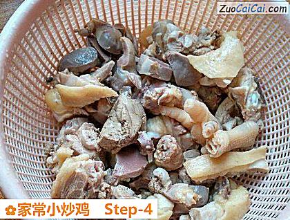 家常小炒鸡做法第四步骤