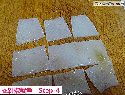 剁椒鱿鱼做法第四步骤