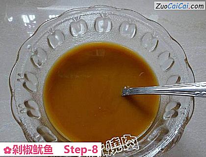 剁椒鱿鱼做法第八步骤