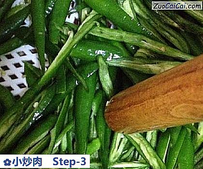 小炒肉做法第三步骤