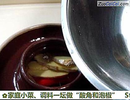 家庭小菜、调料一坛做“酸角和泡椒”做法第九步骤
