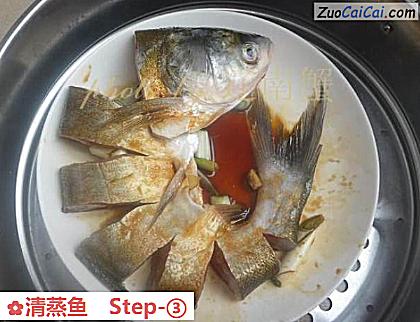 清蒸鱼做法第三步骤