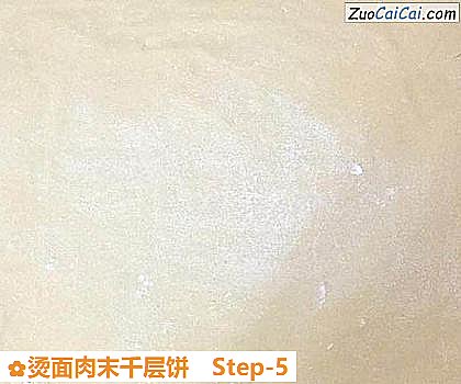 烫面肉末千层饼做法第五步骤