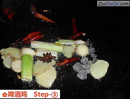 啤酒鸡做法第三步骤