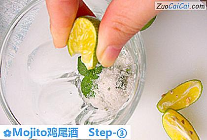 Mojito鸡尾酒做法第三步骤