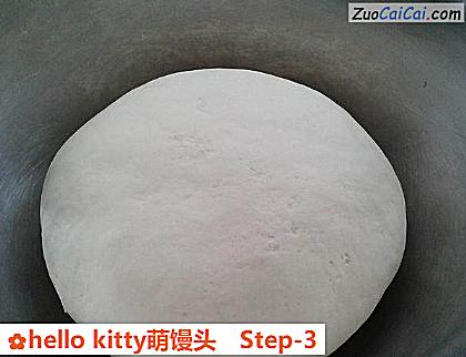 hellokitty萌馒头做法第三步骤