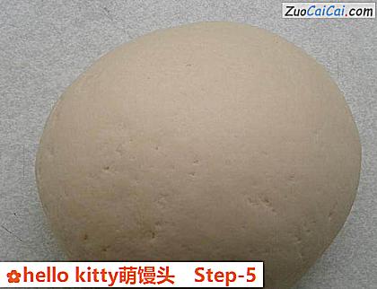 hellokitty萌馒头做法第五步骤