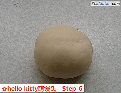 hellokitty萌馒头做法第六步骤