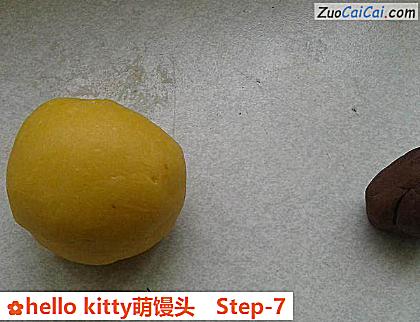 hellokitty萌馒头做法第七步骤