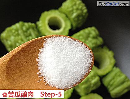 苦瓜酿肉做法第五步骤