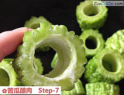 苦瓜酿肉做法第七步骤