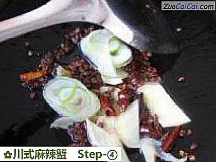 川式麻辣蟹做法第四步骤