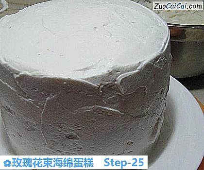 玫瑰花束海绵蛋糕做法第二十五步骤