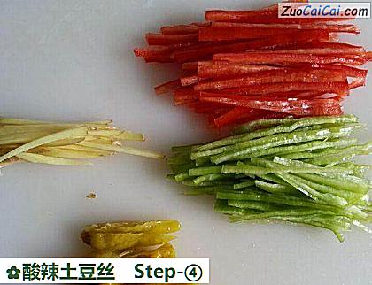 酸辣土豆丝做法第四步骤