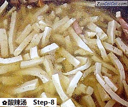 酸辣汤做法第八步骤
