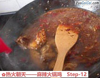 麻辣火锅鸡做法第十二步骤