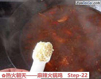 麻辣火锅鸡做法第二十二步骤