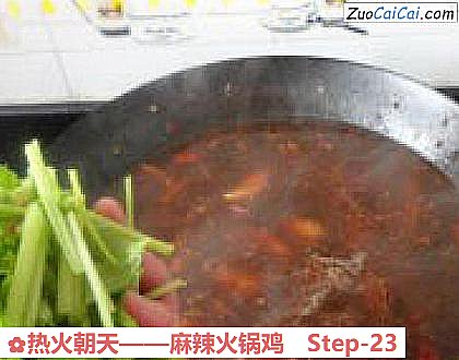 麻辣火锅鸡做法第二十三步骤