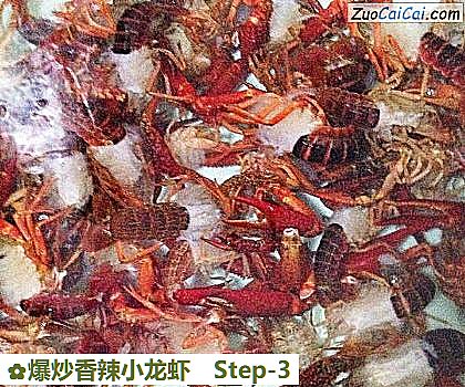 爆炒香辣小龙虾做法第三步骤
