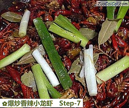 爆炒香辣小龙虾做法第七步骤