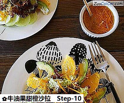 牛油果甜橙沙拉做法第十步骤