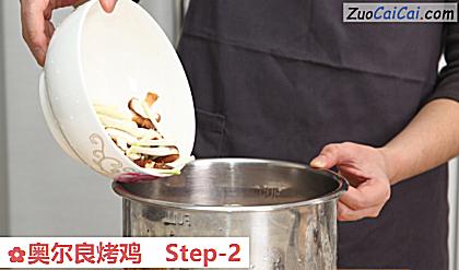 奥尔良烤鸡做法第二步骤