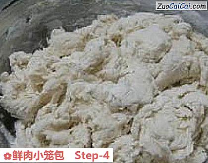 鲜肉小笼包做法第四步骤