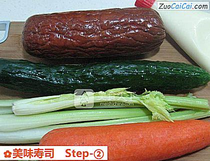 美味寿司做法第二步骤