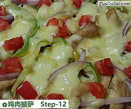 鸡肉披萨做法第十二步骤