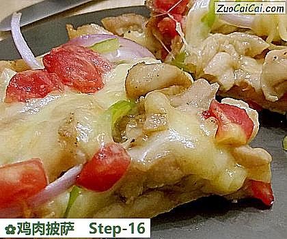 鸡肉披萨成品图1