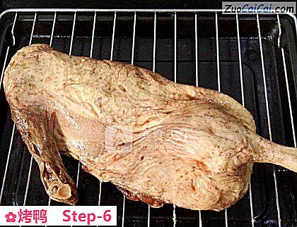 烤鸭做法第六步骤