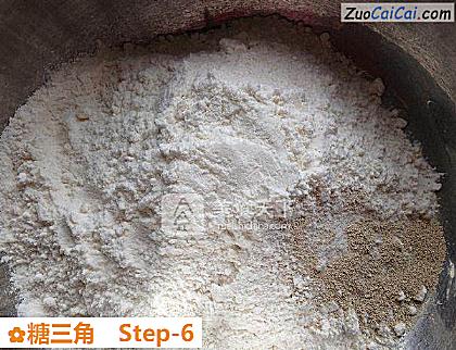 糖三角做法第六步骤