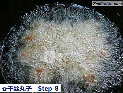 千丝丸子做法第八步骤