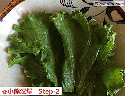 小熊汉堡做法第二步骤