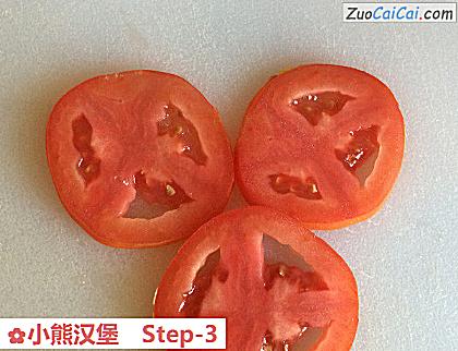 小熊汉堡做法第三步骤