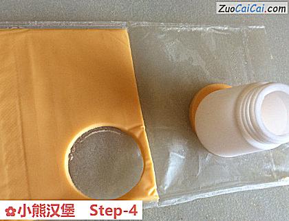 小熊汉堡做法第四步骤