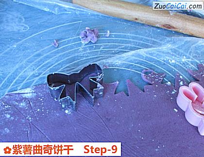 紫薯曲奇饼干做法第九步骤