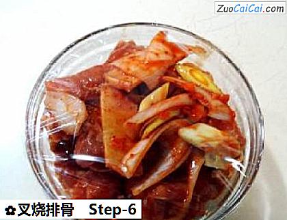 叉烧排骨做法第六步骤